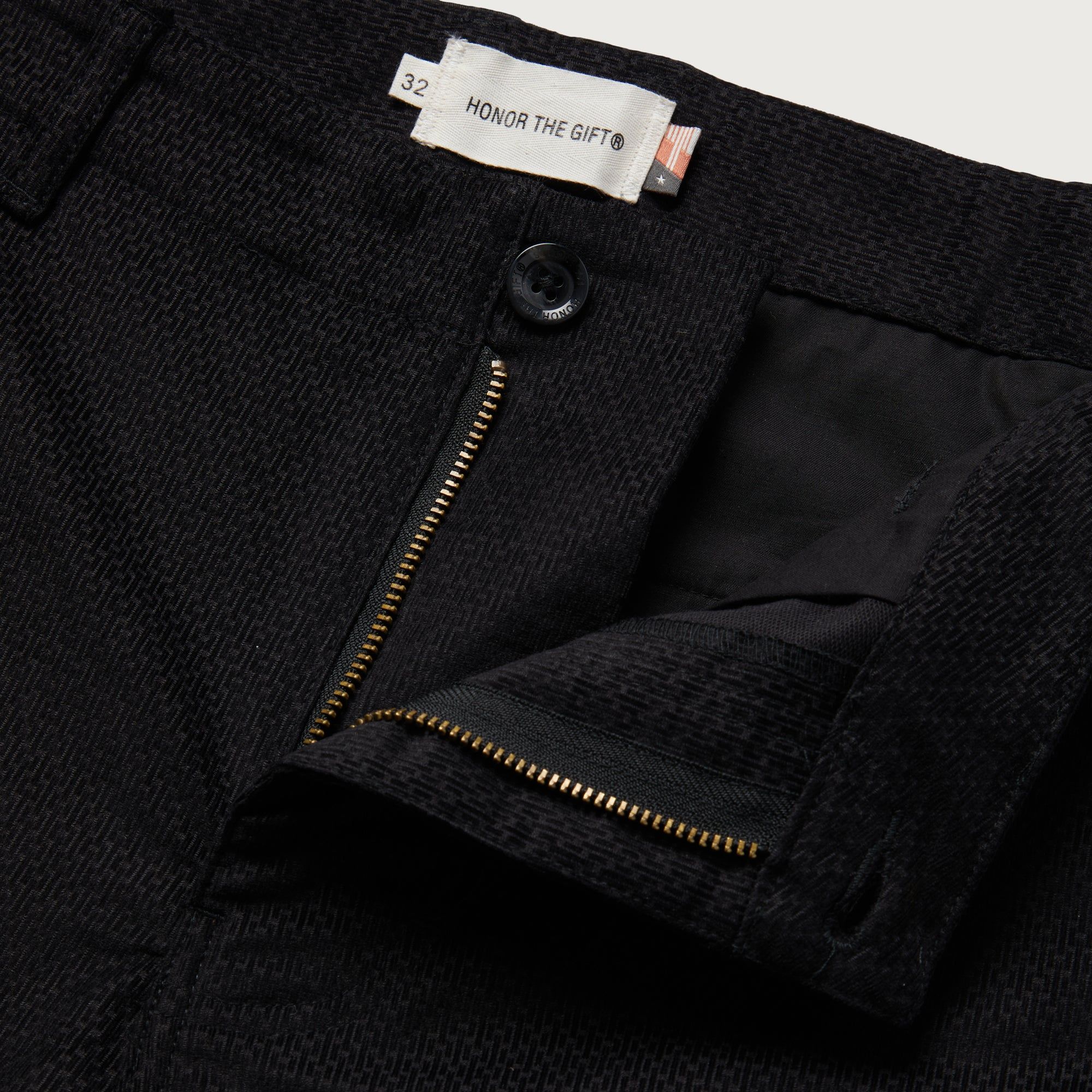 Corded Trouser Pant - Black sold by Honor the Gift product image thumbnail 3