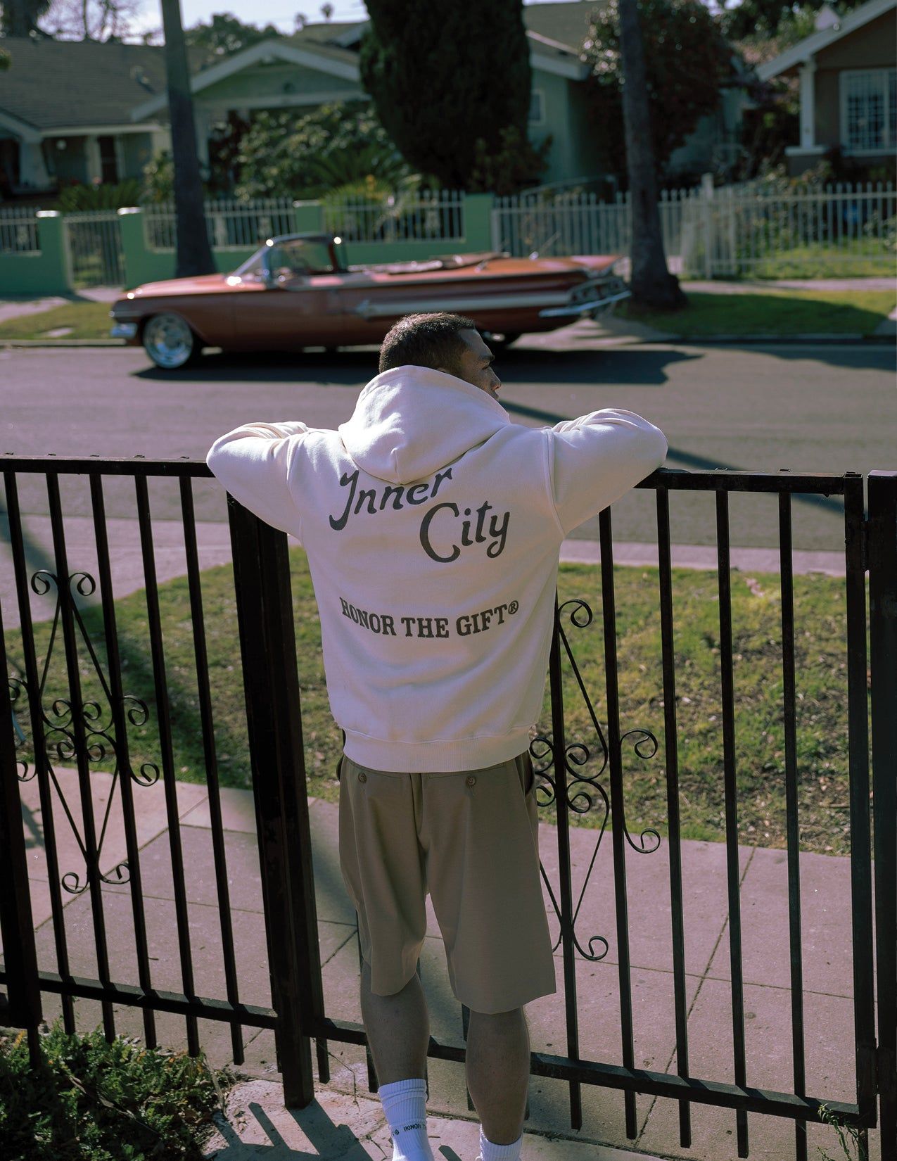Neighborhood Hoodie - Peach sold by Honor the Gift product image thumbnail 7