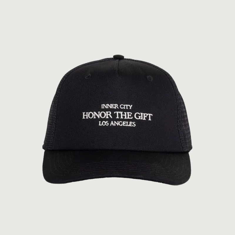 Inner City Signature Cap - Black made by Honor the Gift