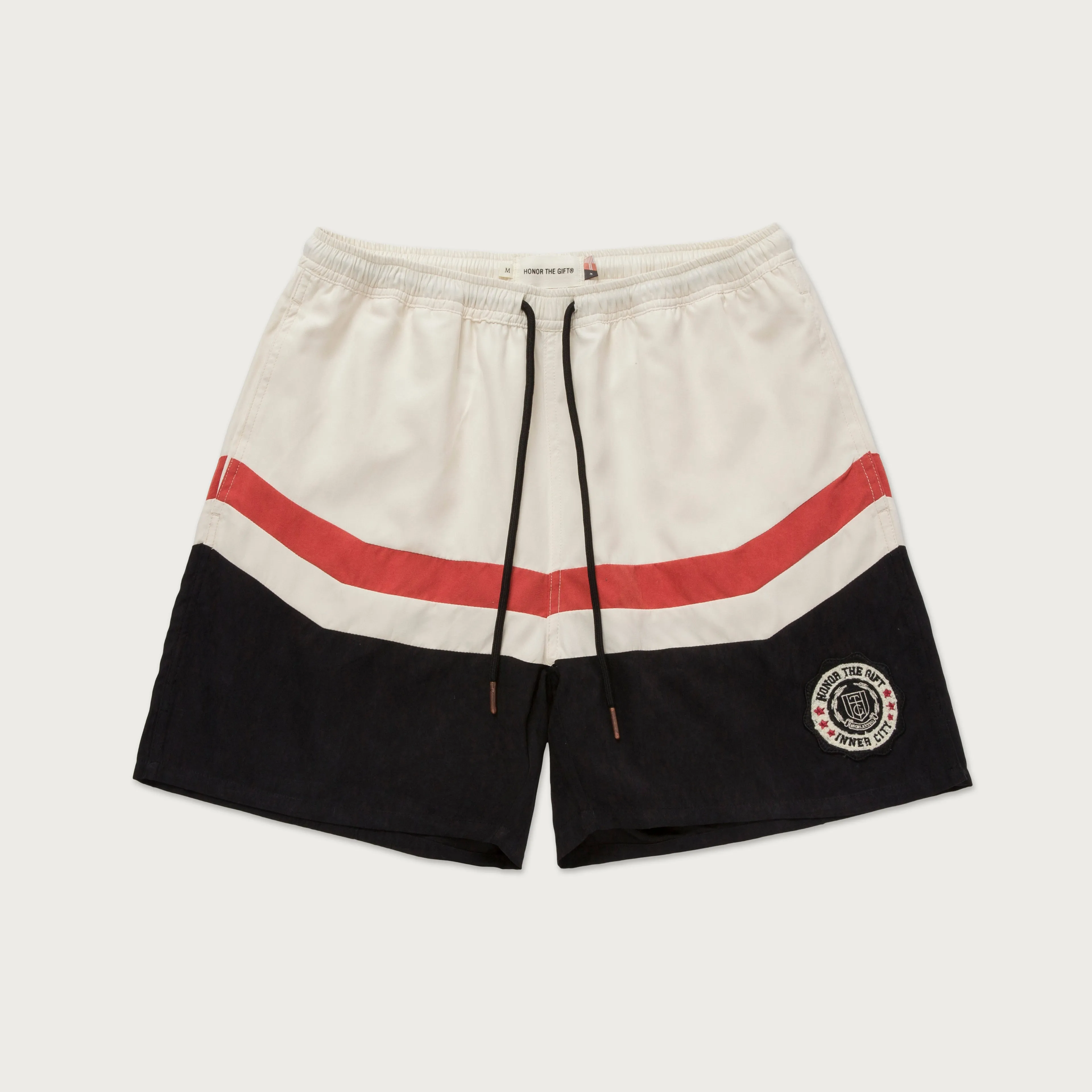 Brushed Poly Track Short - Black sold by Honor the Gift