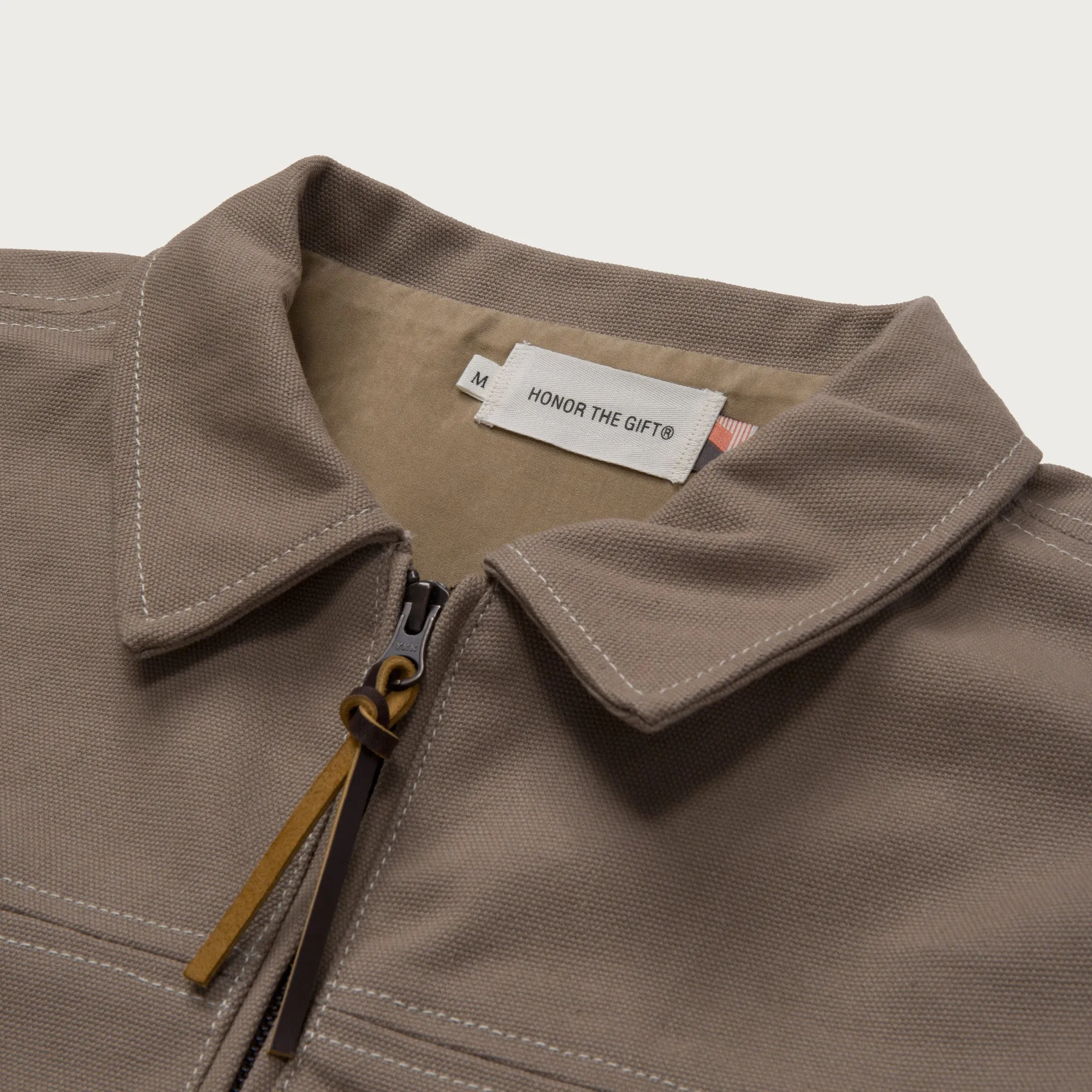 Script Carpenter Jacket - Lt. Brown sold by Honor the Gift product image thumbnail 4