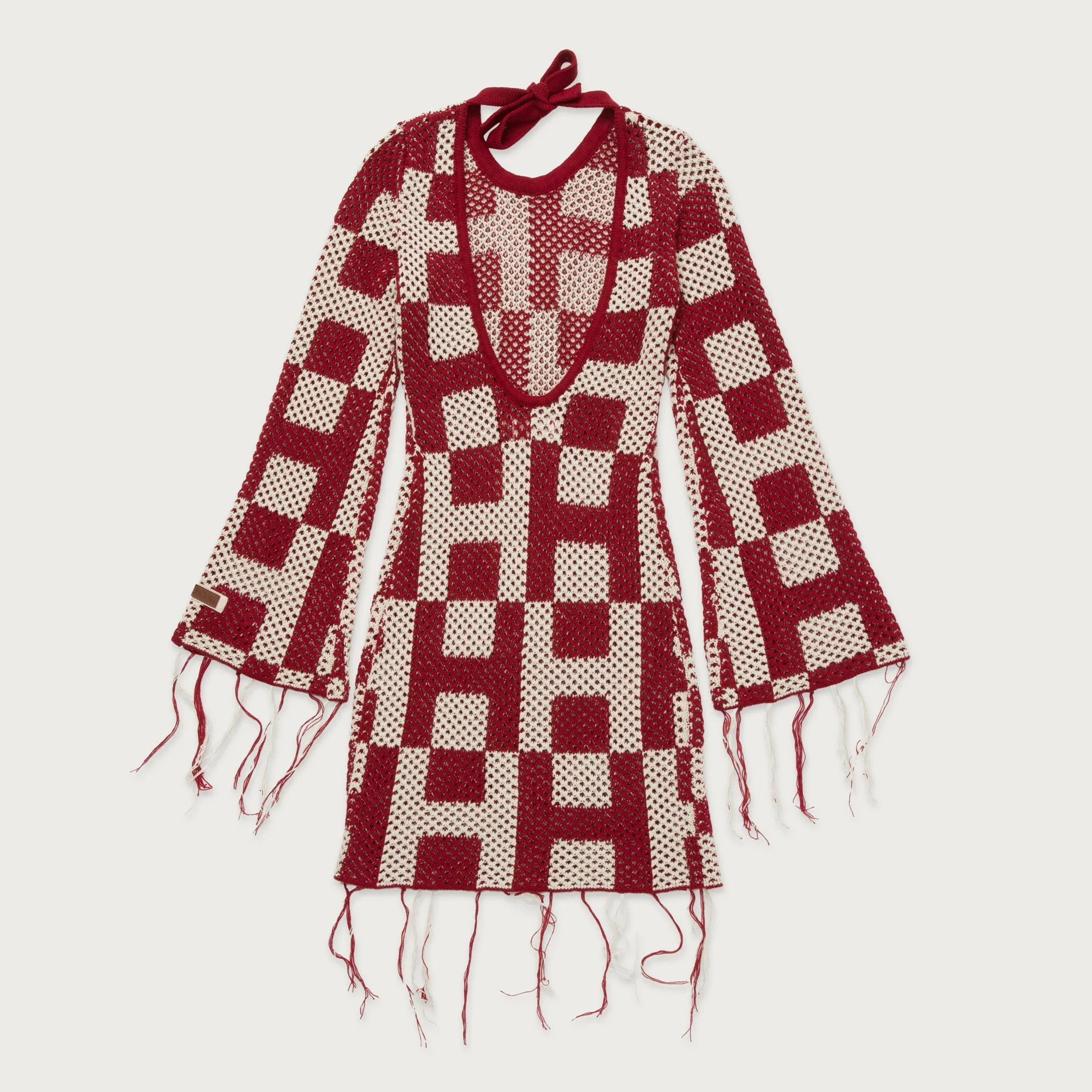 Womens Crochet Dress - Brick sold by Honor the Gift product image thumbnail 2