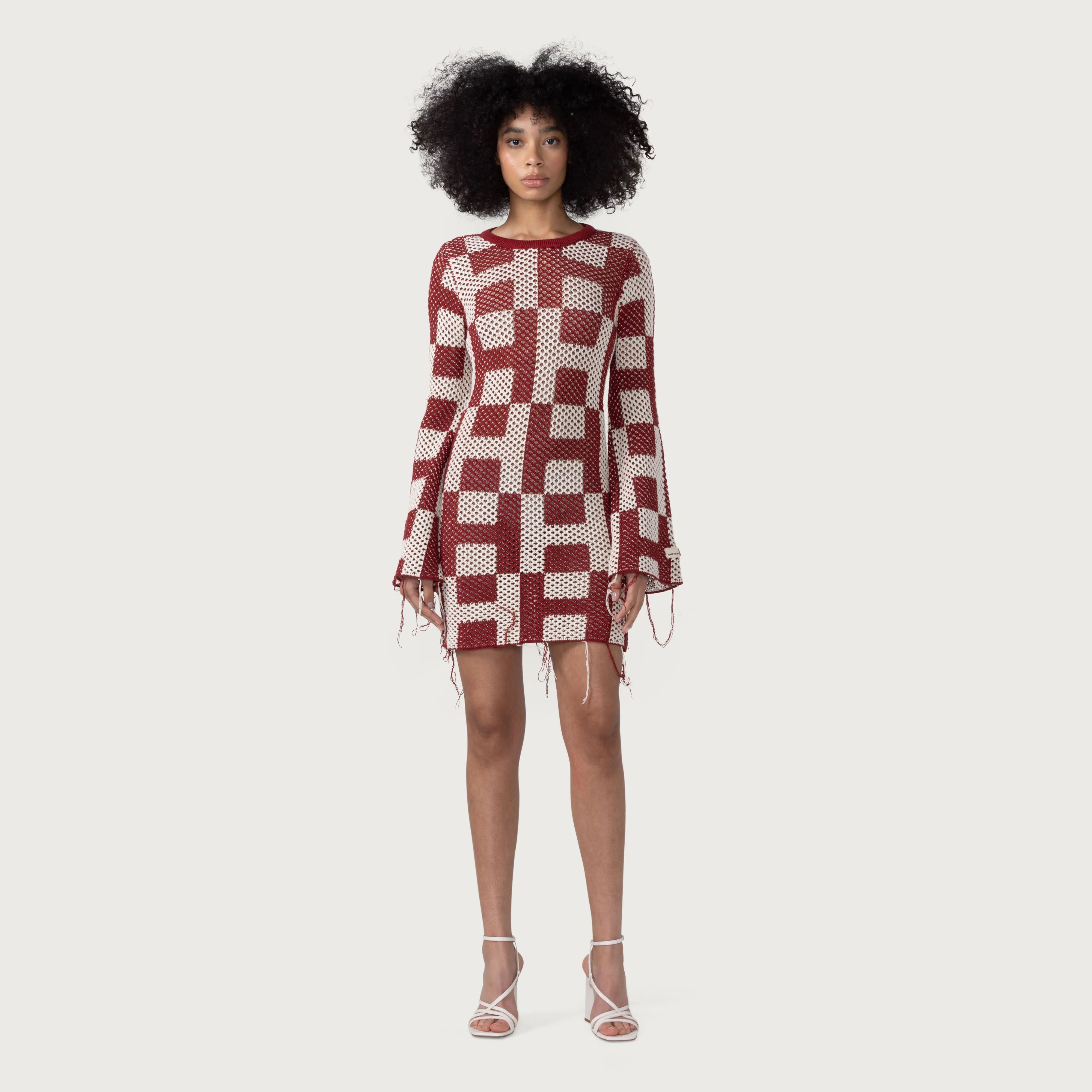 Womens Crochet Dress - Brick sold by Honor the Gift product image thumbnail 3