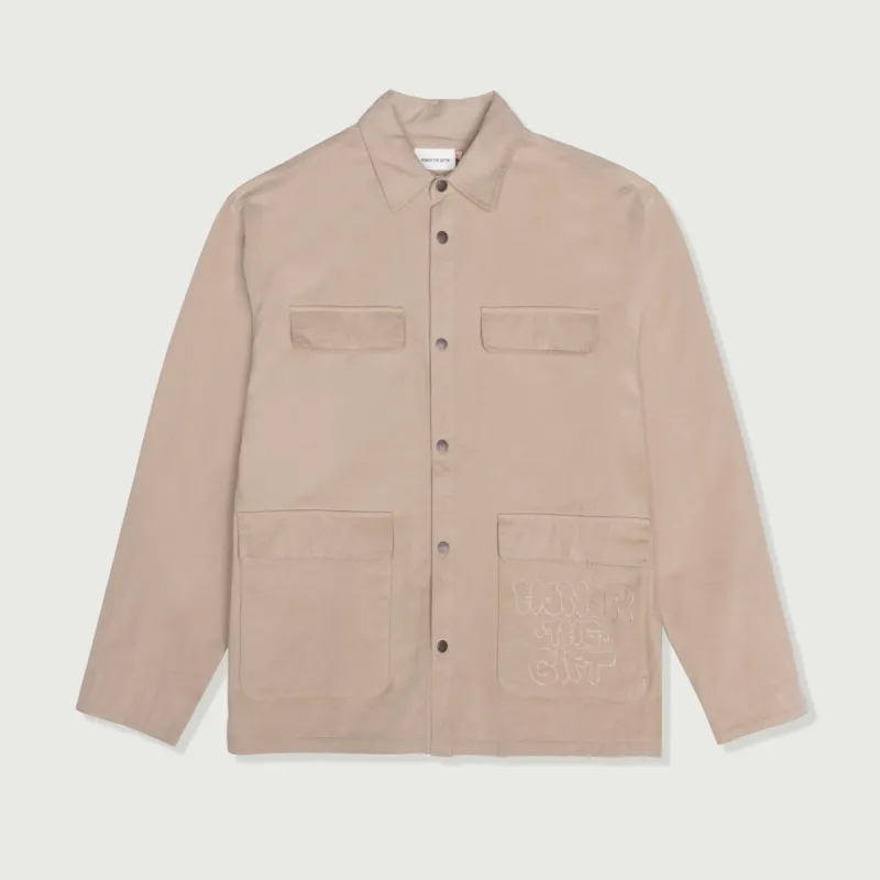 Amp'd Chore Jacket - Tan sold by Honor the Gift