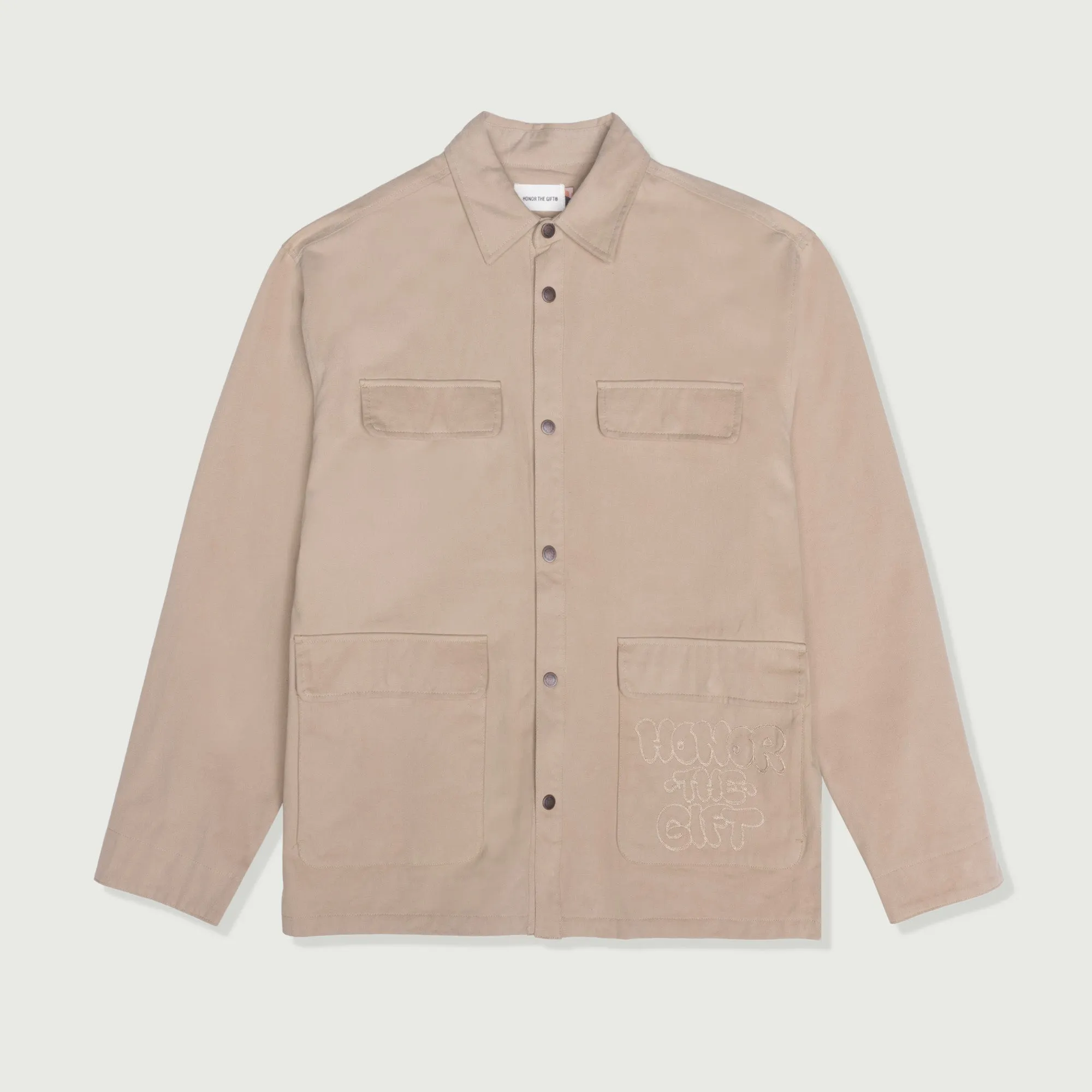 Amp'd Chore Jacket - Tan sold by Honor the Gift