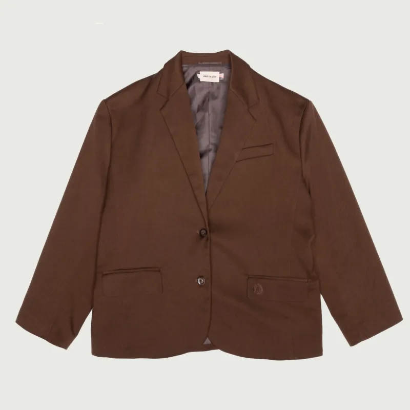 Womens Boyfriend Blazer - Brown sold by Honor the Gift