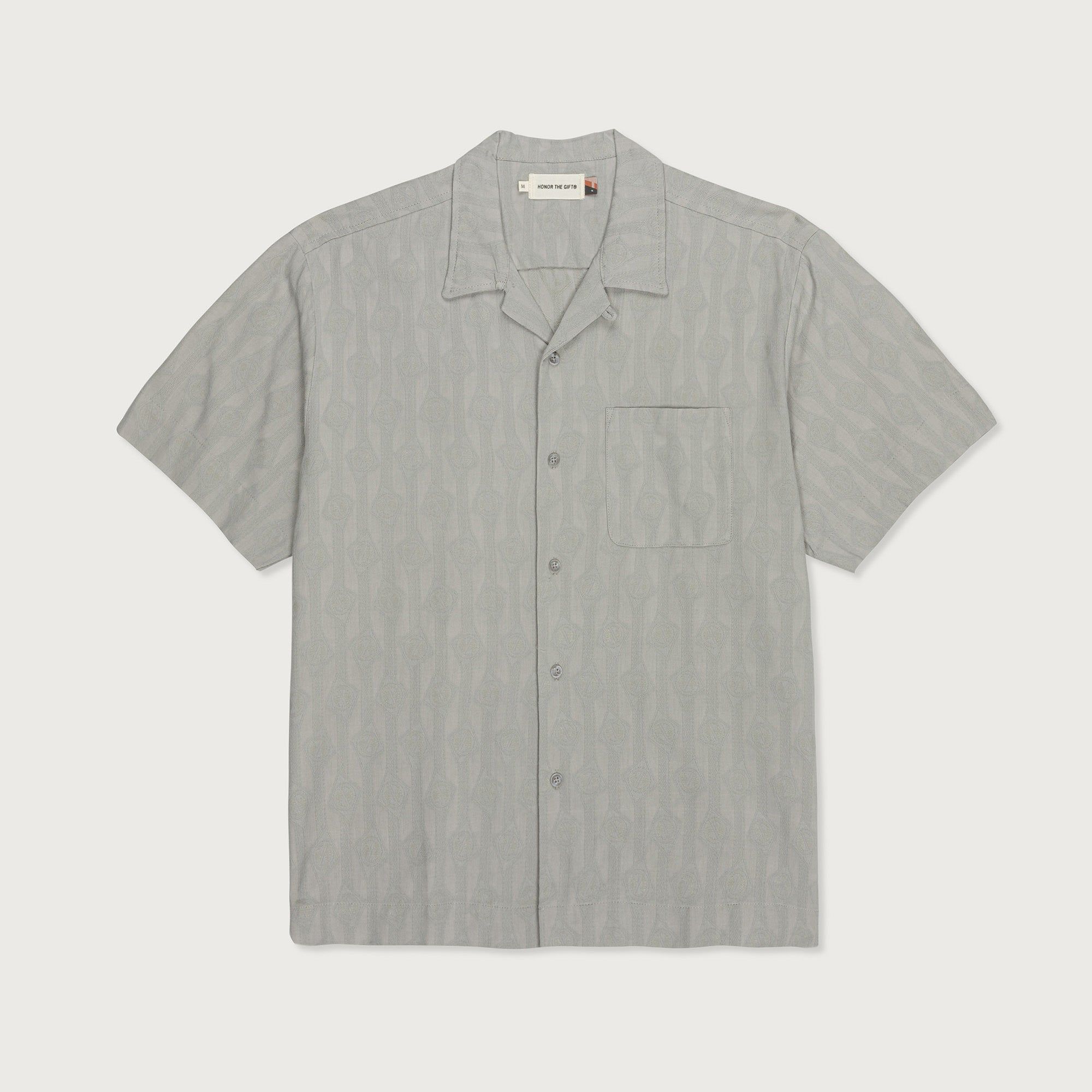 Century Camp Button Up - Grey sold by Honor the Gift