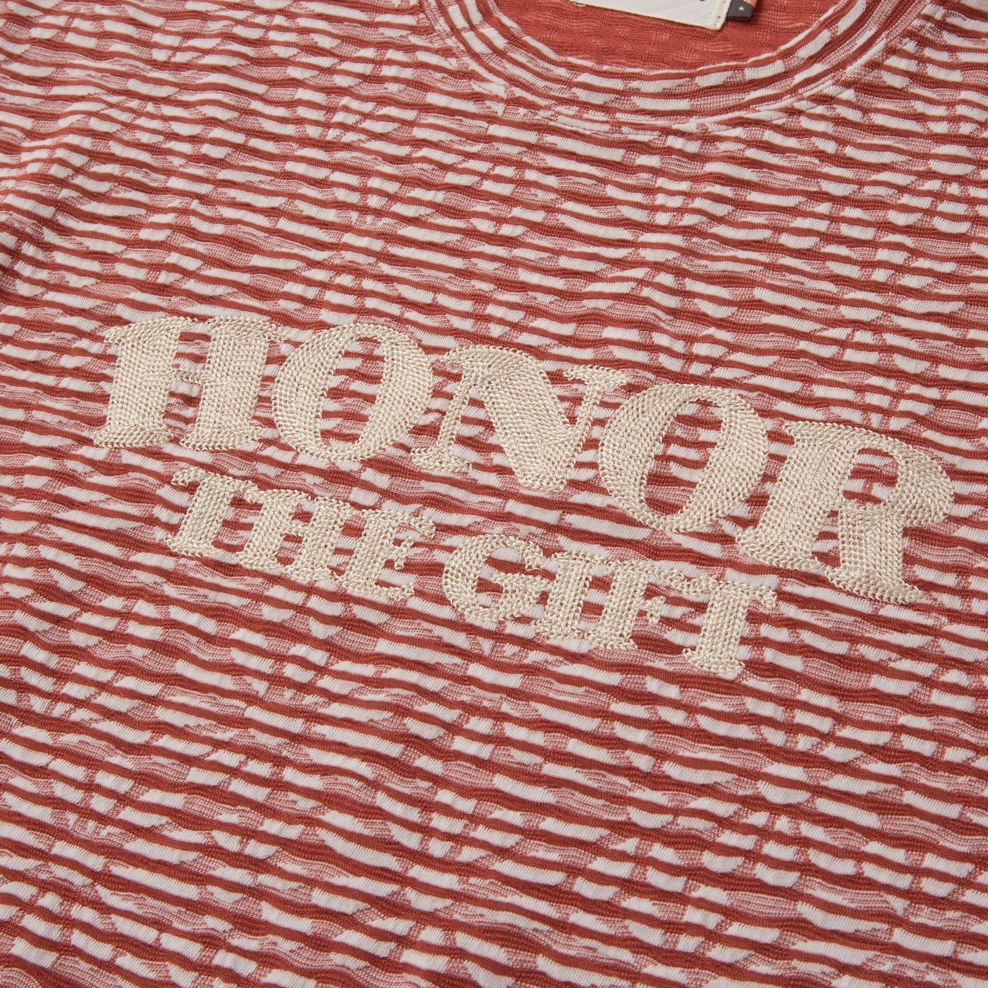 Stripe Box T-Shirt - Brick sold by Honor the Gift product image thumbnail 5