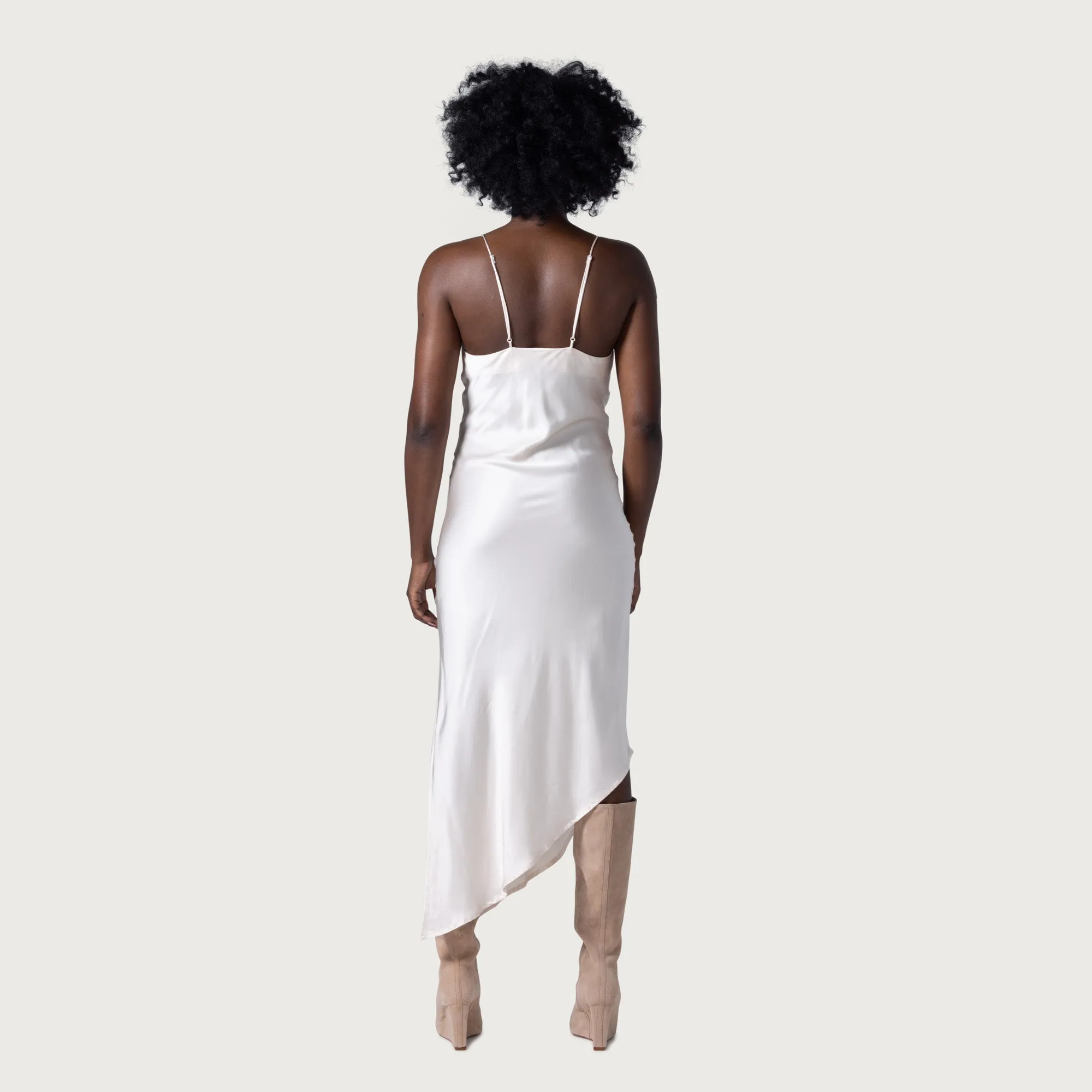 Womens Notes Slip Dress - Cream sold by Honor the Gift product image thumbnail 5
