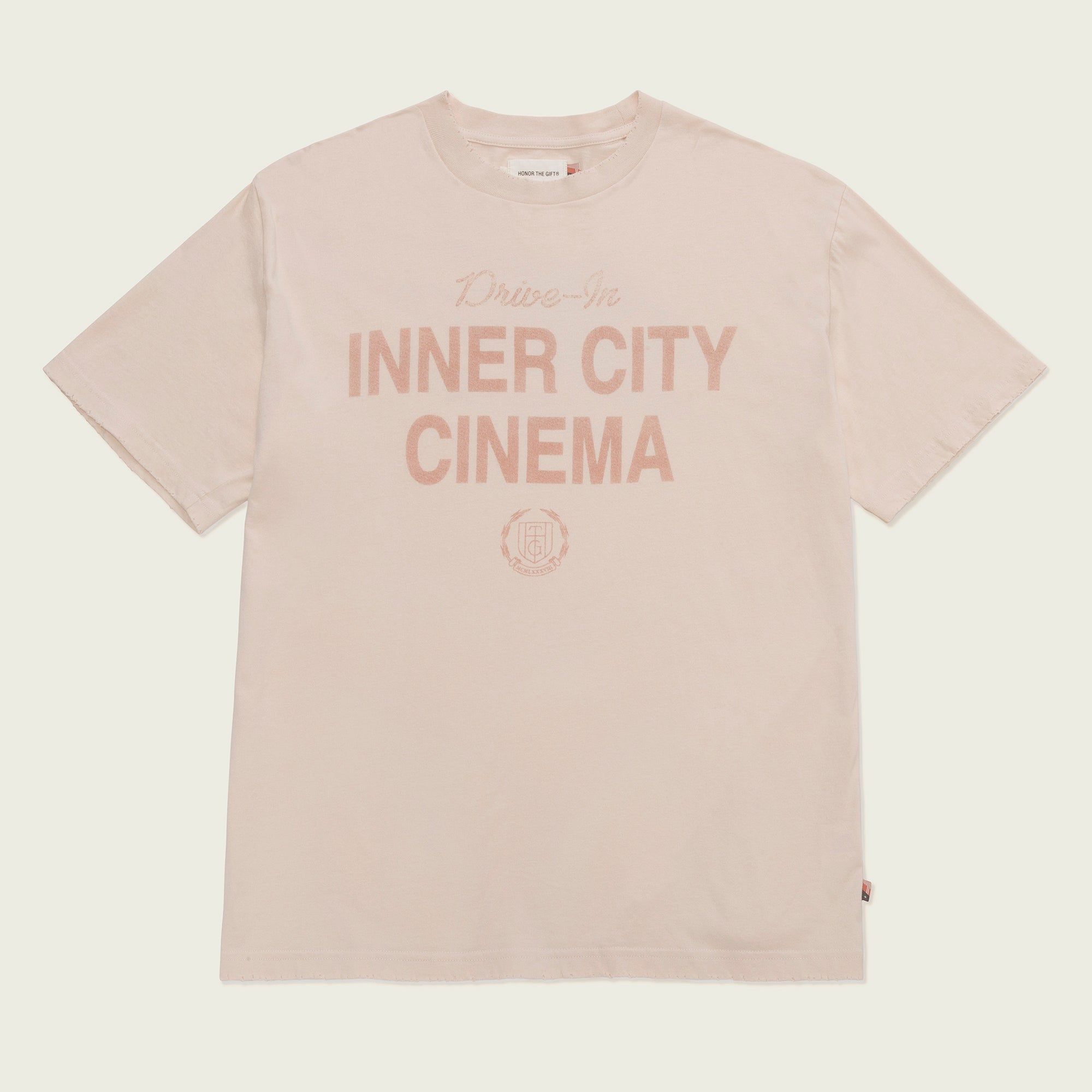 Cinema T-Shirt - Cream sold by Honor the Gift