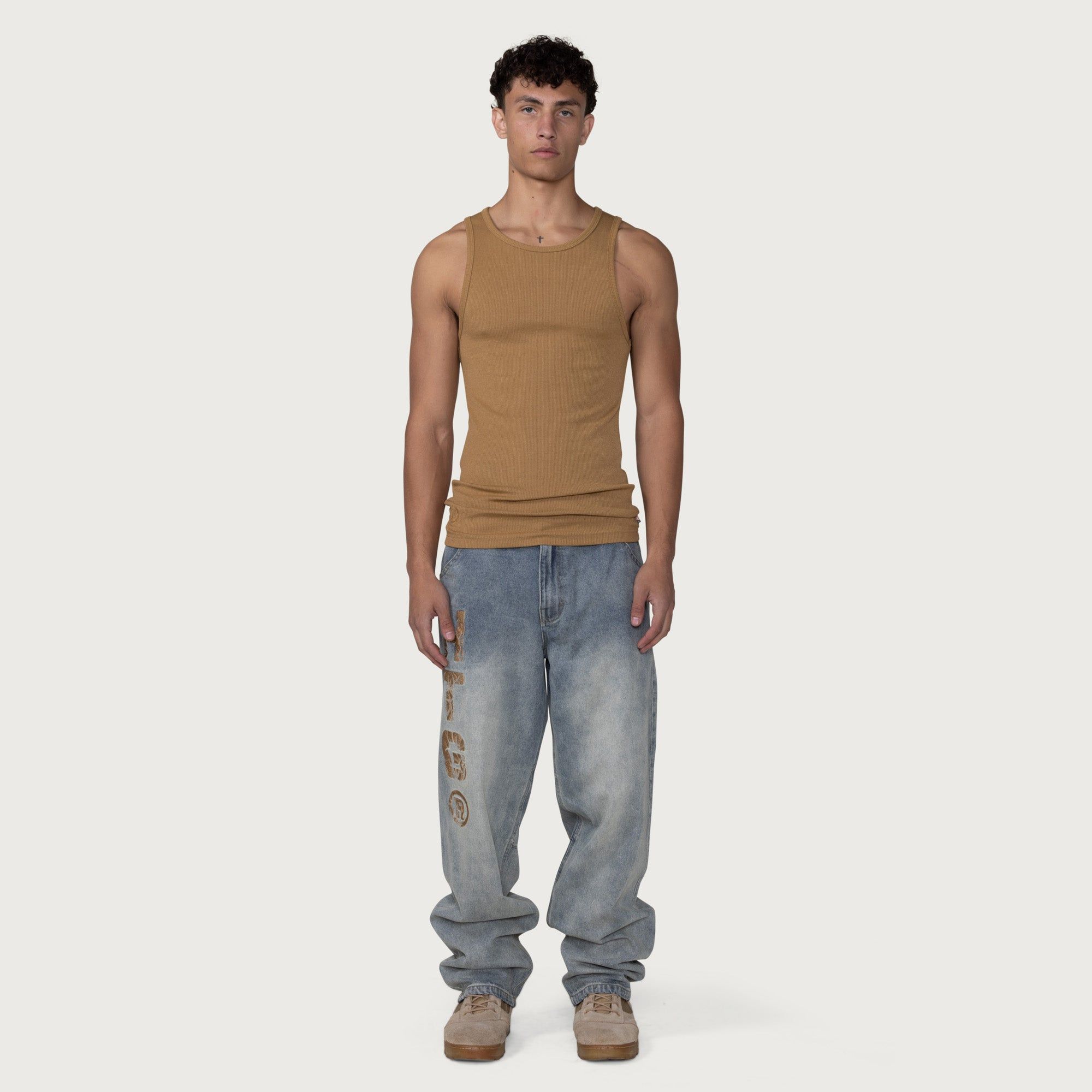 Crest Tank - Khaki sold by Honor the Gift product image thumbnail 2