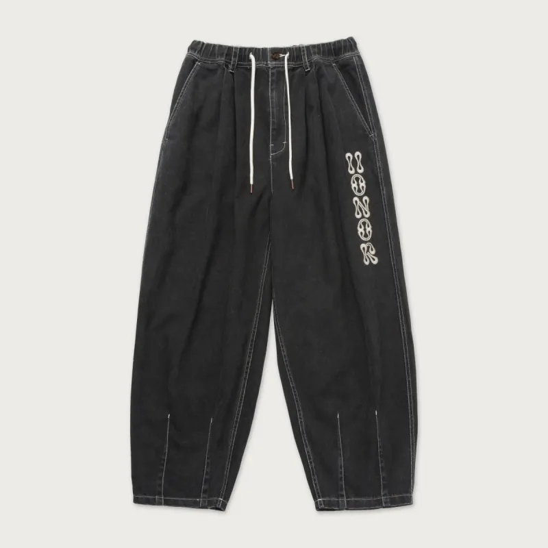 Twill Baggy Pant - Black sold by Honor the Gift