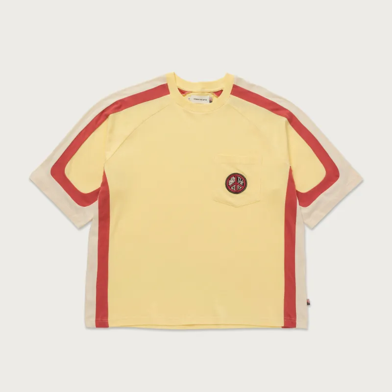 S/S Panel Pocket T-Shirt - Yellow sold by Honor the Gift