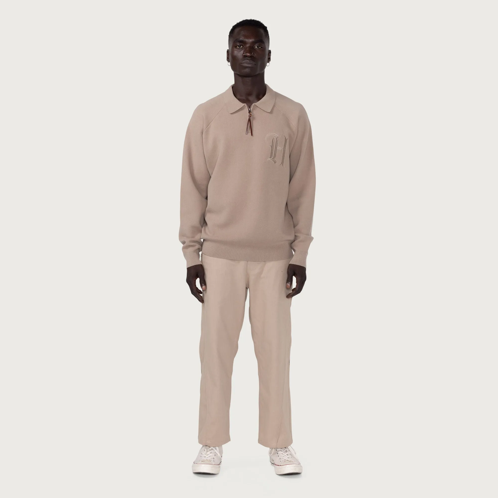 HTG® Zip Henley - Clay sold by Honor the Gift product image thumbnail 3