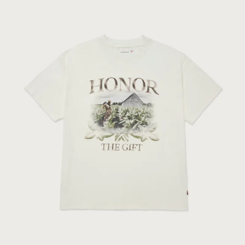 Tobacco Field T-Shirt - Bone sold by Honor the Gift