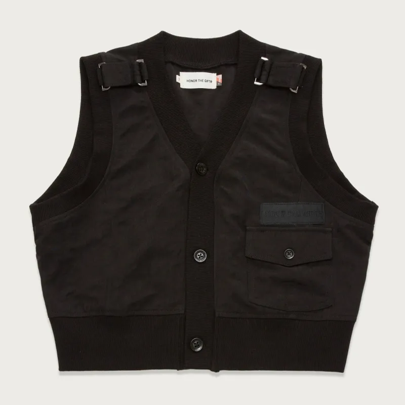 Womens Shop Vest - Black sold by Honor the Gift