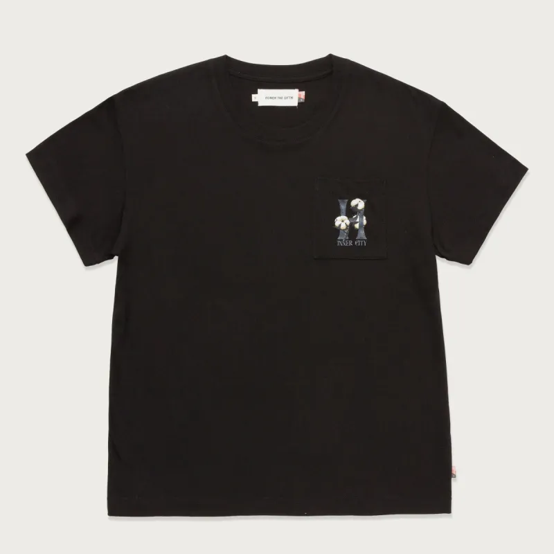 Womens Cotton H T-Shirt - Black sold by Honor the Gift