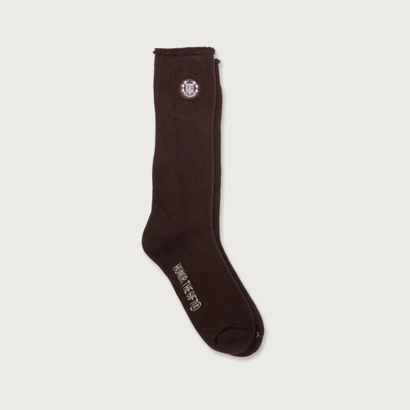 Crest Heavyweight Sock - Black sold by Honor the Gift