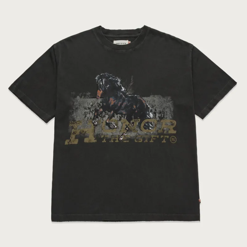 Work Horse T-Shirt - Black sold by Honor the Gift