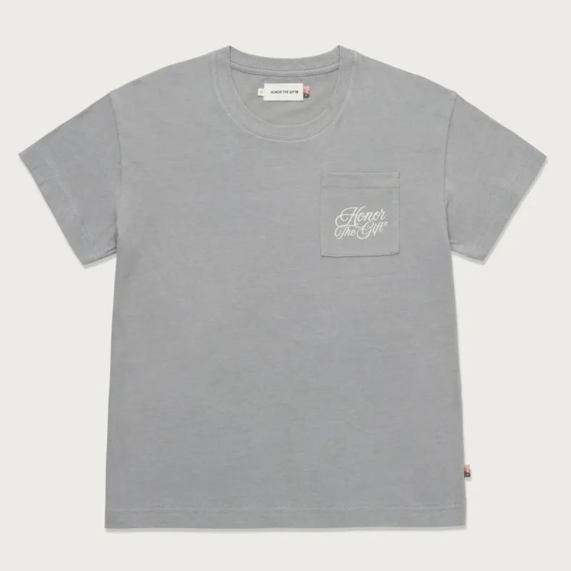 Womens Sewing Needle T-Shirt - Slate made by Honor the Gift