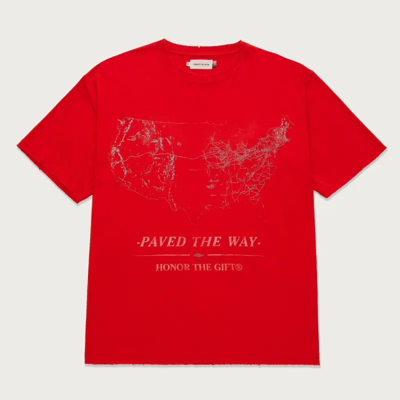 Pave The Way T-Shirt - Orange sold by Honor the Gift