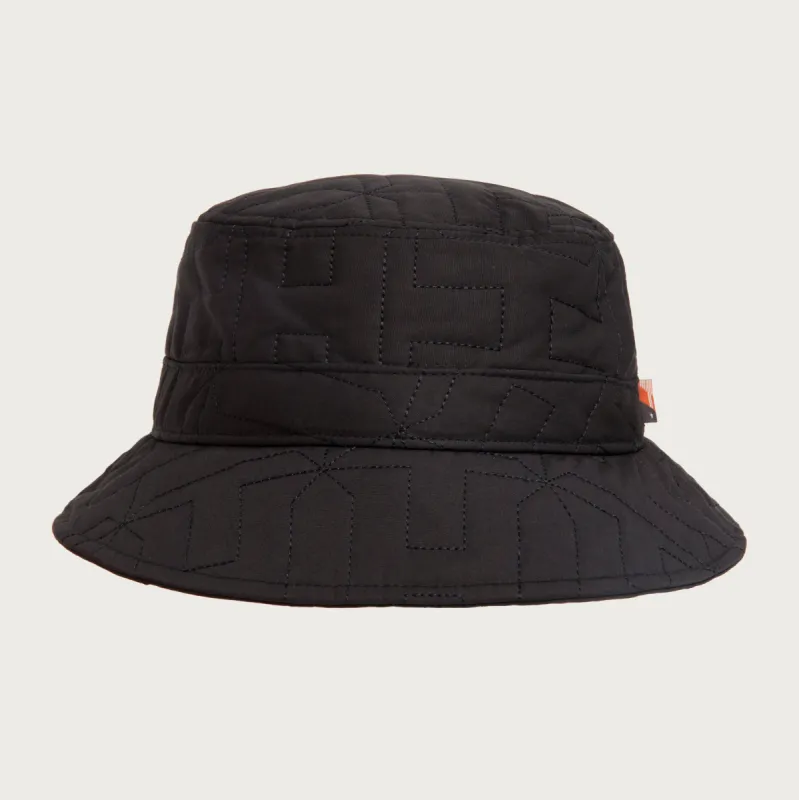 H Quilted Bucket Hat - Black sold by Honor the Gift
