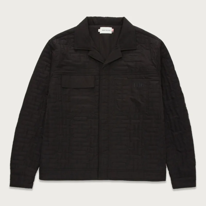 H Quilted Jacket - Black sold by Honor the Gift