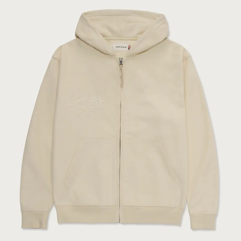 Full Zip Truth Hoodie - Bone sold by Honor the Gift