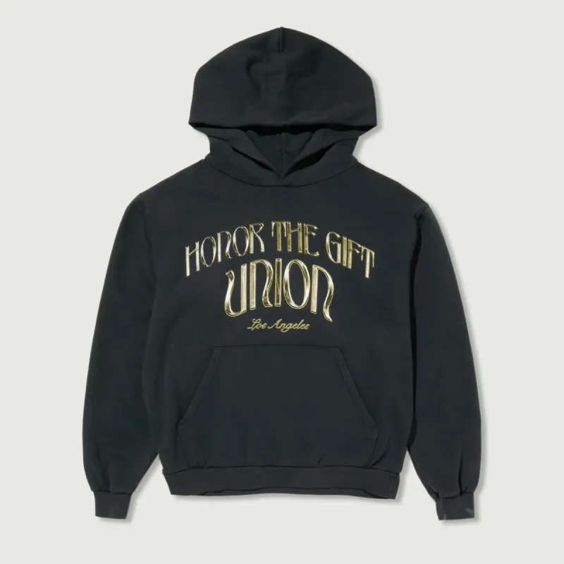 HTG® x Union Hoodie - Black made by Honor the Gift