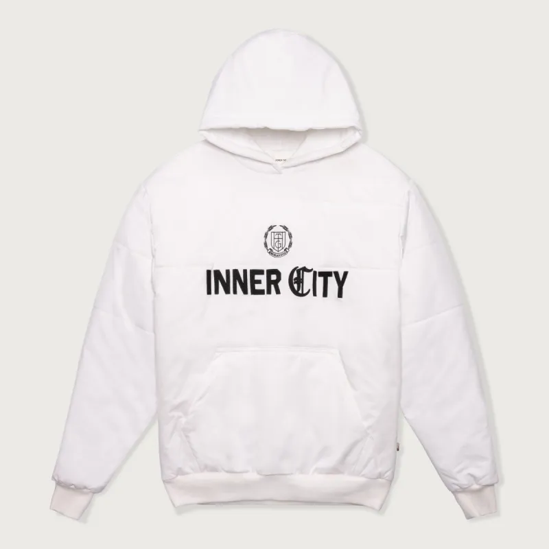 Inner City Puff Hoodie - White sold by Honor the Gift