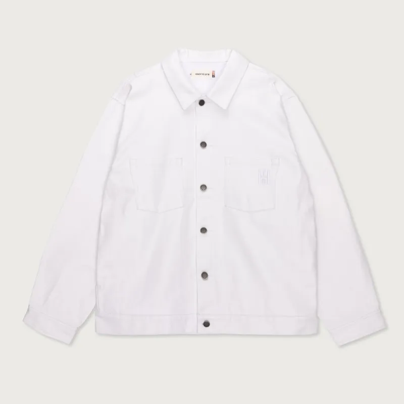 HTG® Wax Denim Trucker - White sold by Honor the Gift