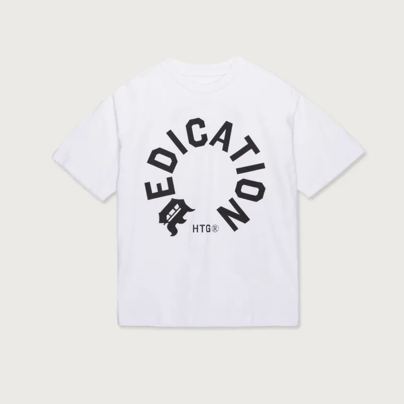 HTG® Dedication T-Shirt - White sold by Honor the Gift
