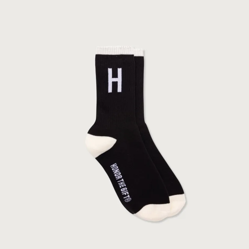 Honor Crew Sock - Black sold by Honor the Gift
