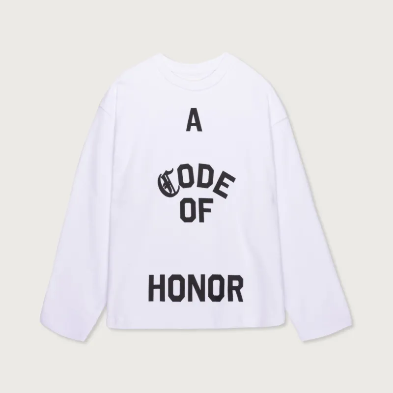 Honor Code Crewneck - White sold by Honor the Gift