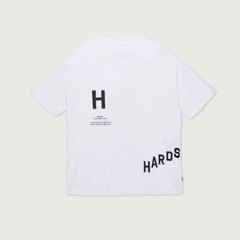 Hardship T-Shirt - White sold by Honor the Gift