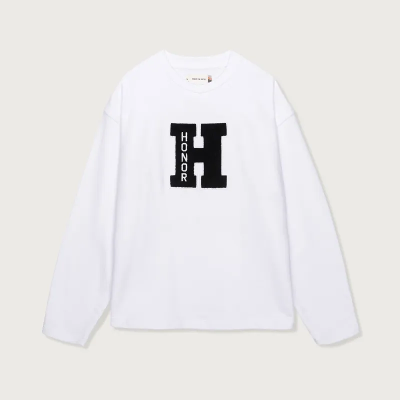 Campus Crewneck - White sold by Honor the Gift