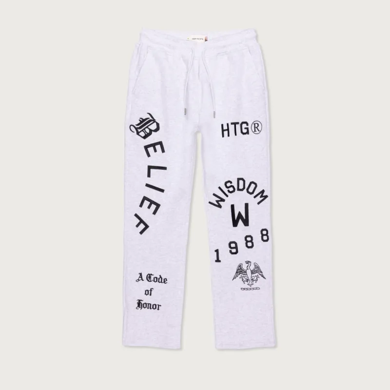 Belief Sweatpant - Lt Heather sold by Honor the Gift