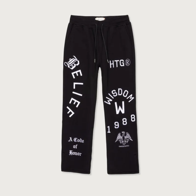 Belief Sweatpant - Black sold by Honor the Gift