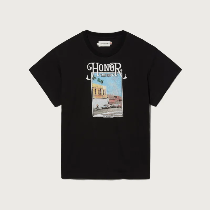 Womens Our Block T-Shirt - Black sold by Honor the Gift