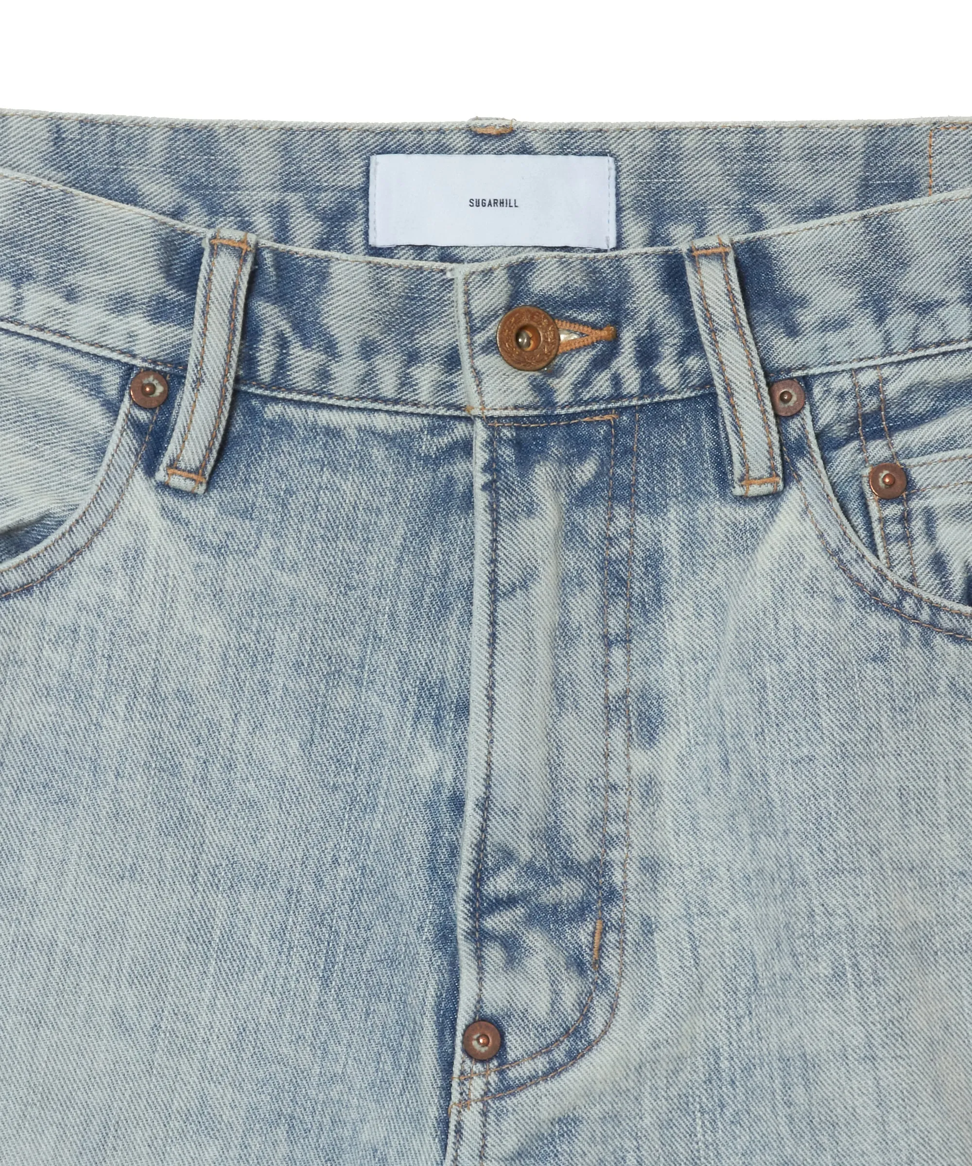 DENIM SHORT TROUSERS STRAIGHT CUT sold by Sugar Hill Tokyo product image thumbnail 5