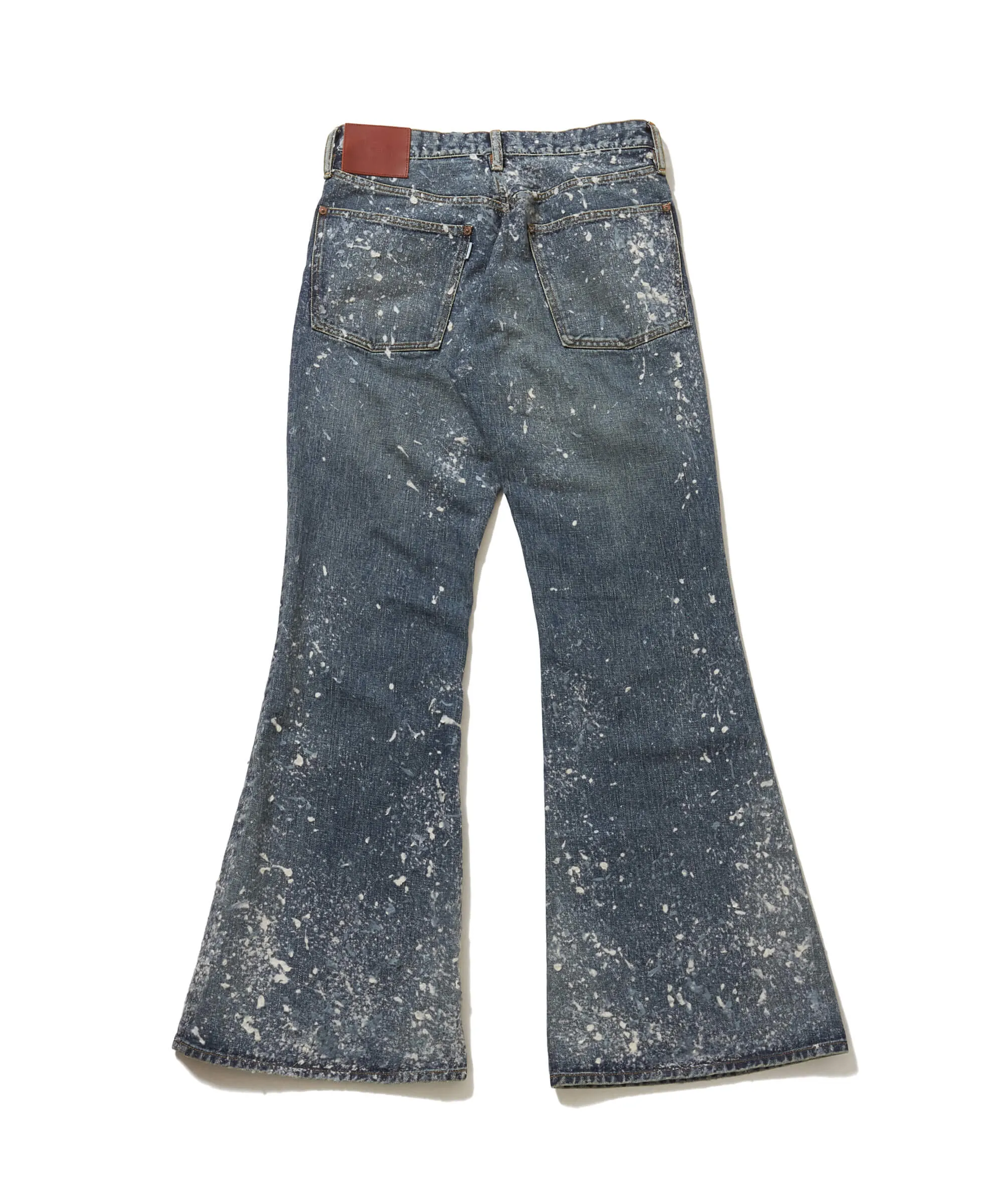 MOLDED DENIM TROUSERS FLARED CUT sold by Sugar Hill Tokyo product image thumbnail 2