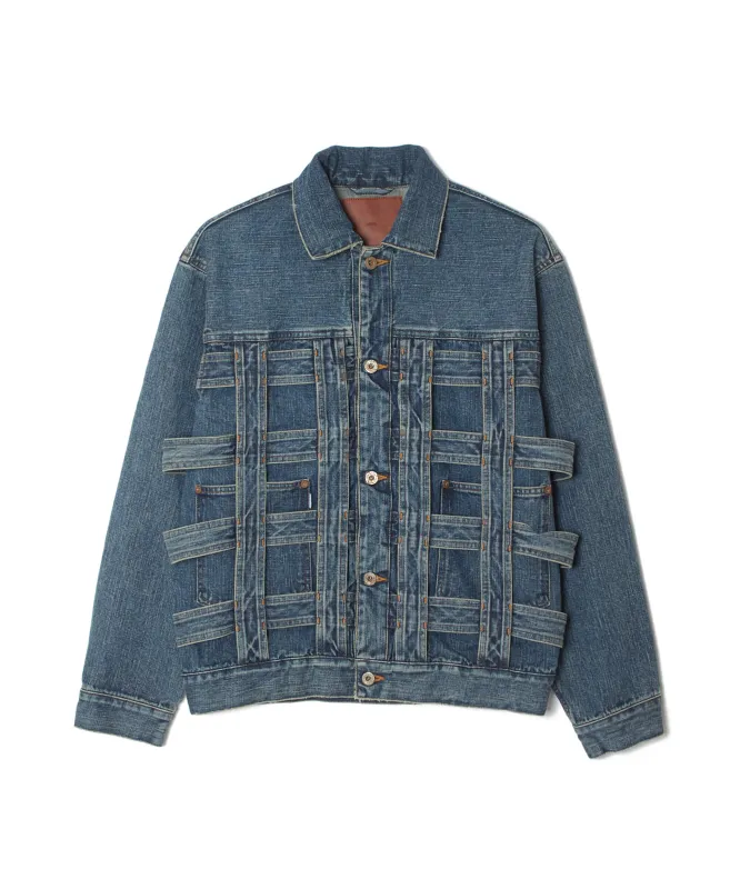 CAGED DENIM JACKET sold by Sugar Hill Tokyo