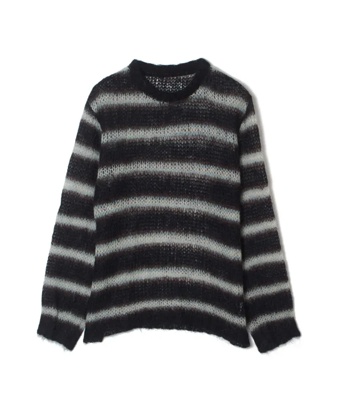 MOHAIR STRIPE PULLOVER sold by Sugar Hill Tokyo