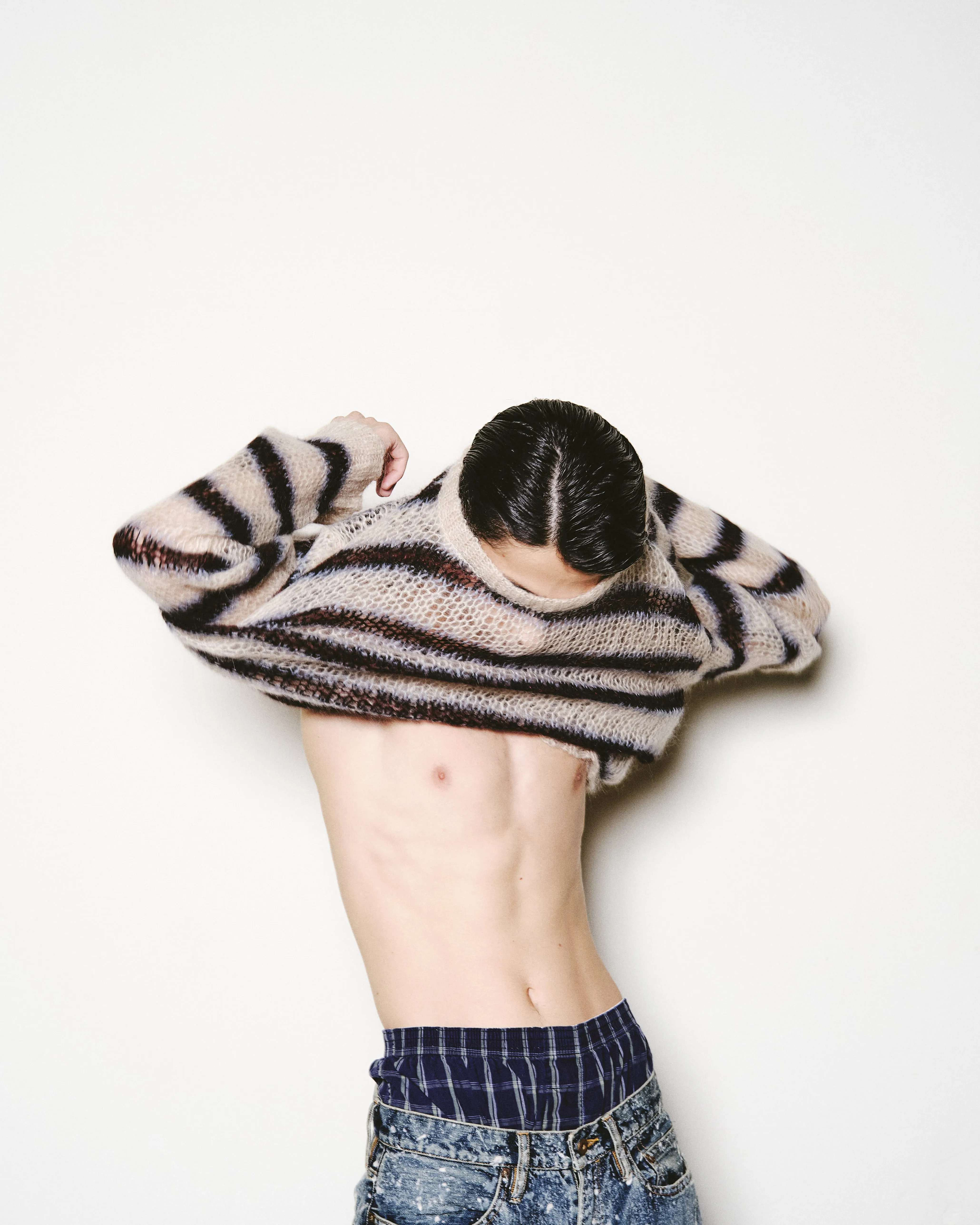 MOHAIR STRIPE PULLOVER sold by Sugar Hill Tokyo product image thumbnail 5