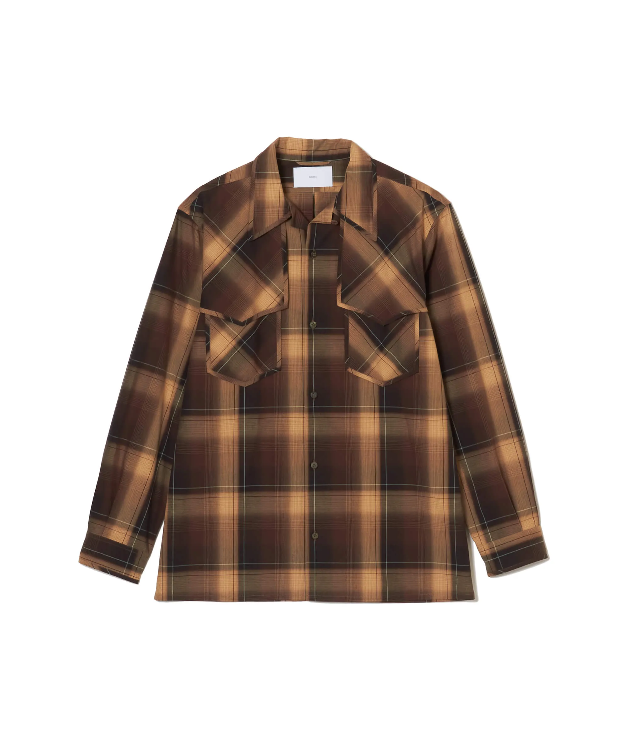 OMBRE PLAID PIPING BLOUSE sold by Sugar Hill Tokyo