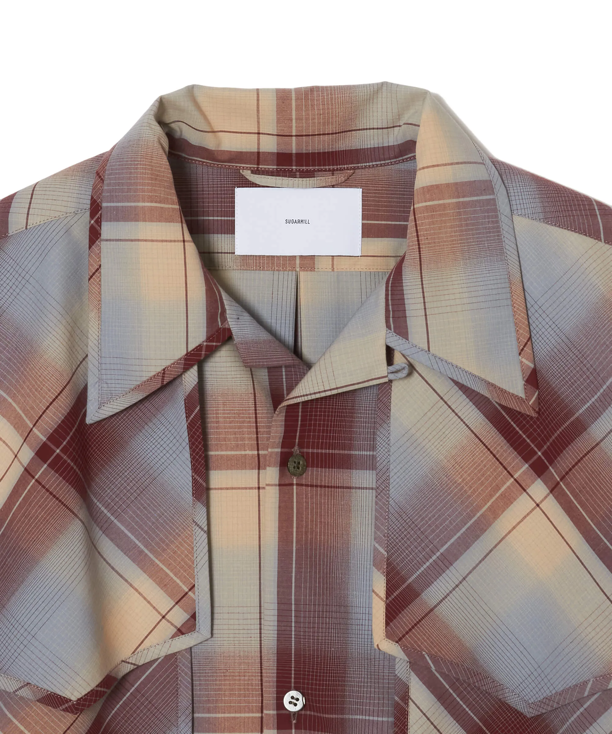 OMBRE PLAID PIPING BLOUSE sold by Sugar Hill Tokyo product image thumbnail 5