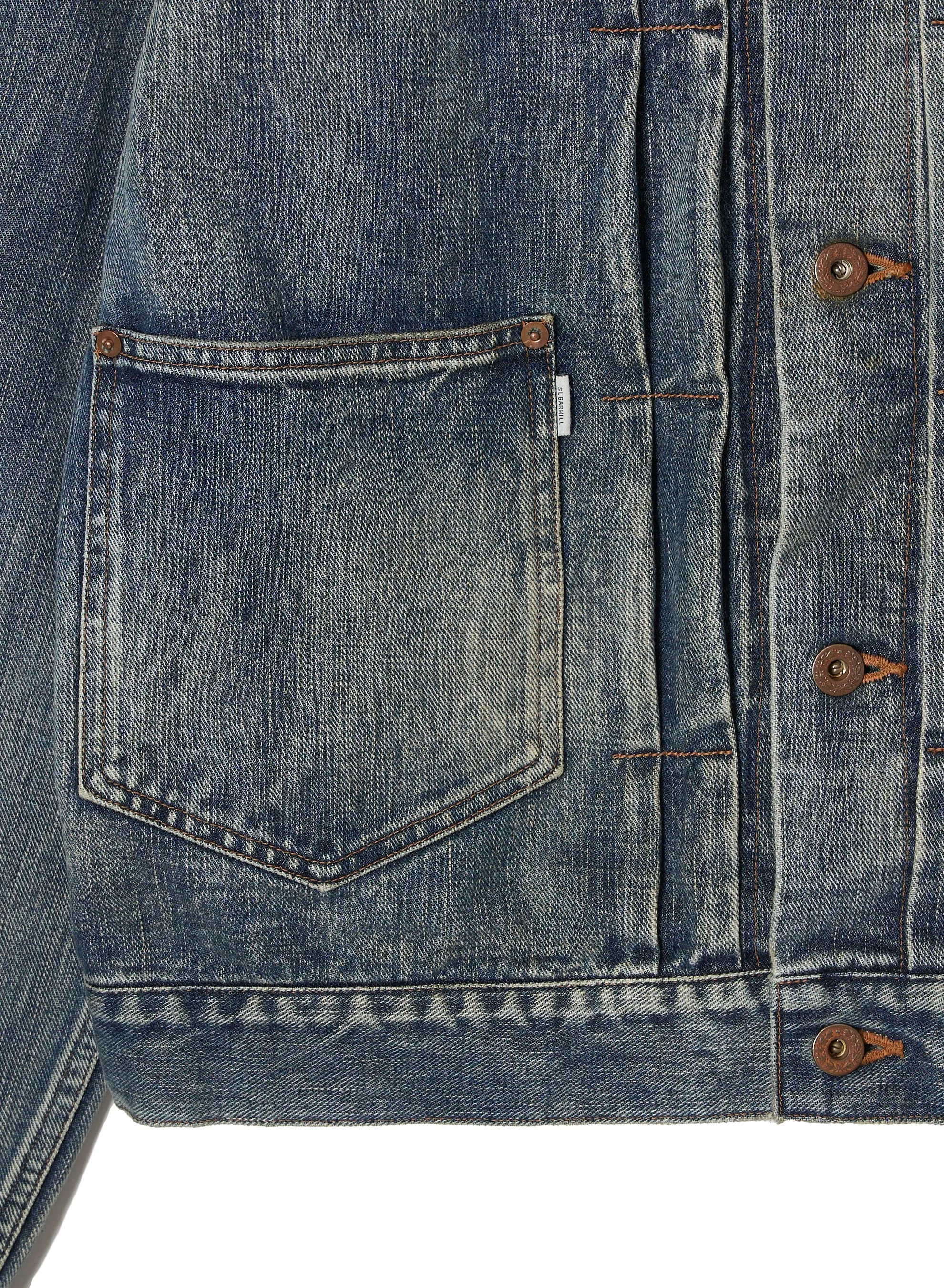 FADED MODERN DENIM JACKET sold by Sugar Hill Tokyo product image thumbnail 4