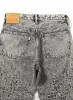 CRASHED BLACK MODERN DENIM REGULAR TROUSERS sold by Sugar Hill Tokyo