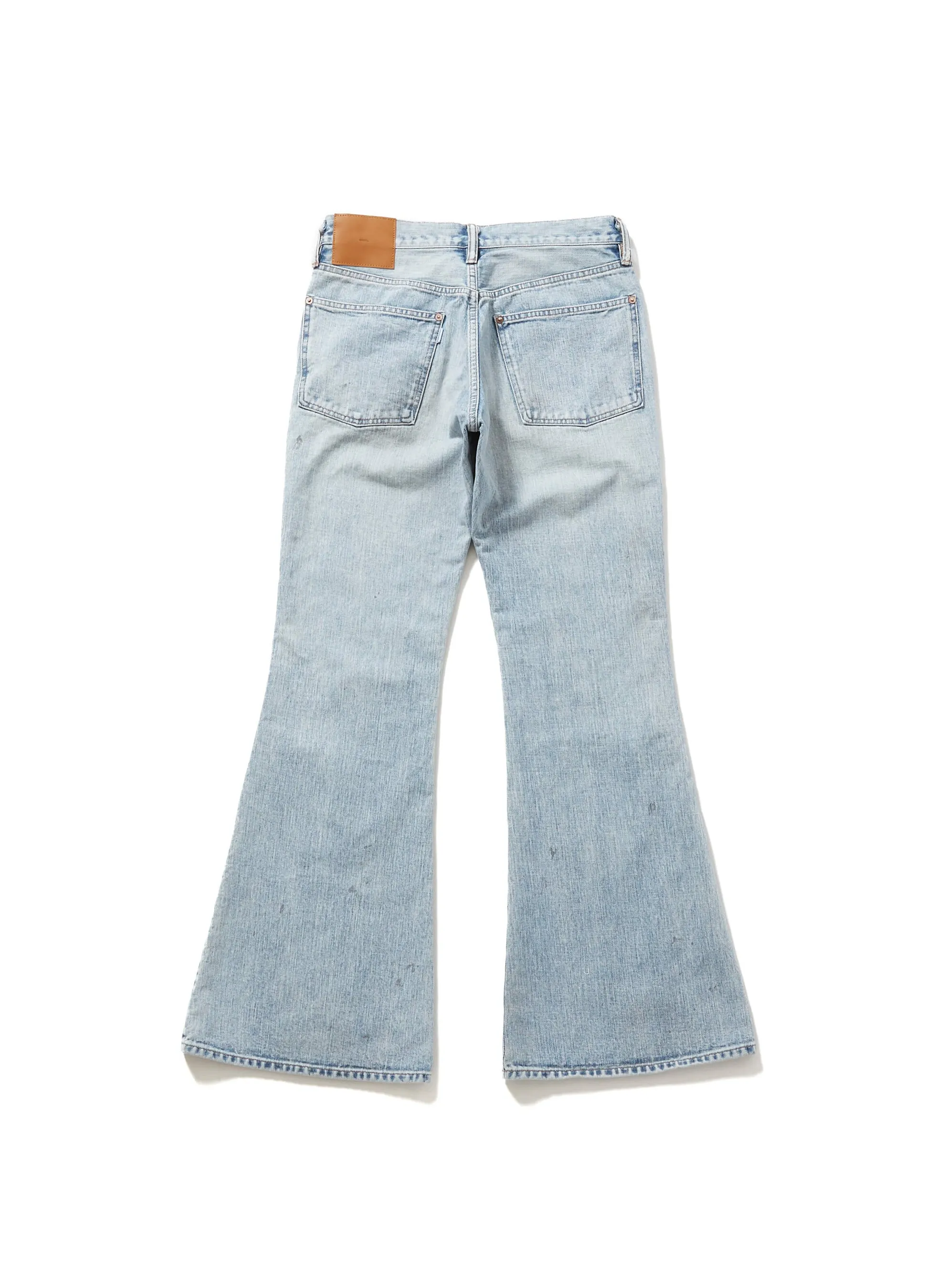 FADED WESTERN MODERN DENIM TROUSERS FLARED CUT sold by Sugar Hill Tokyo product image thumbnail 2