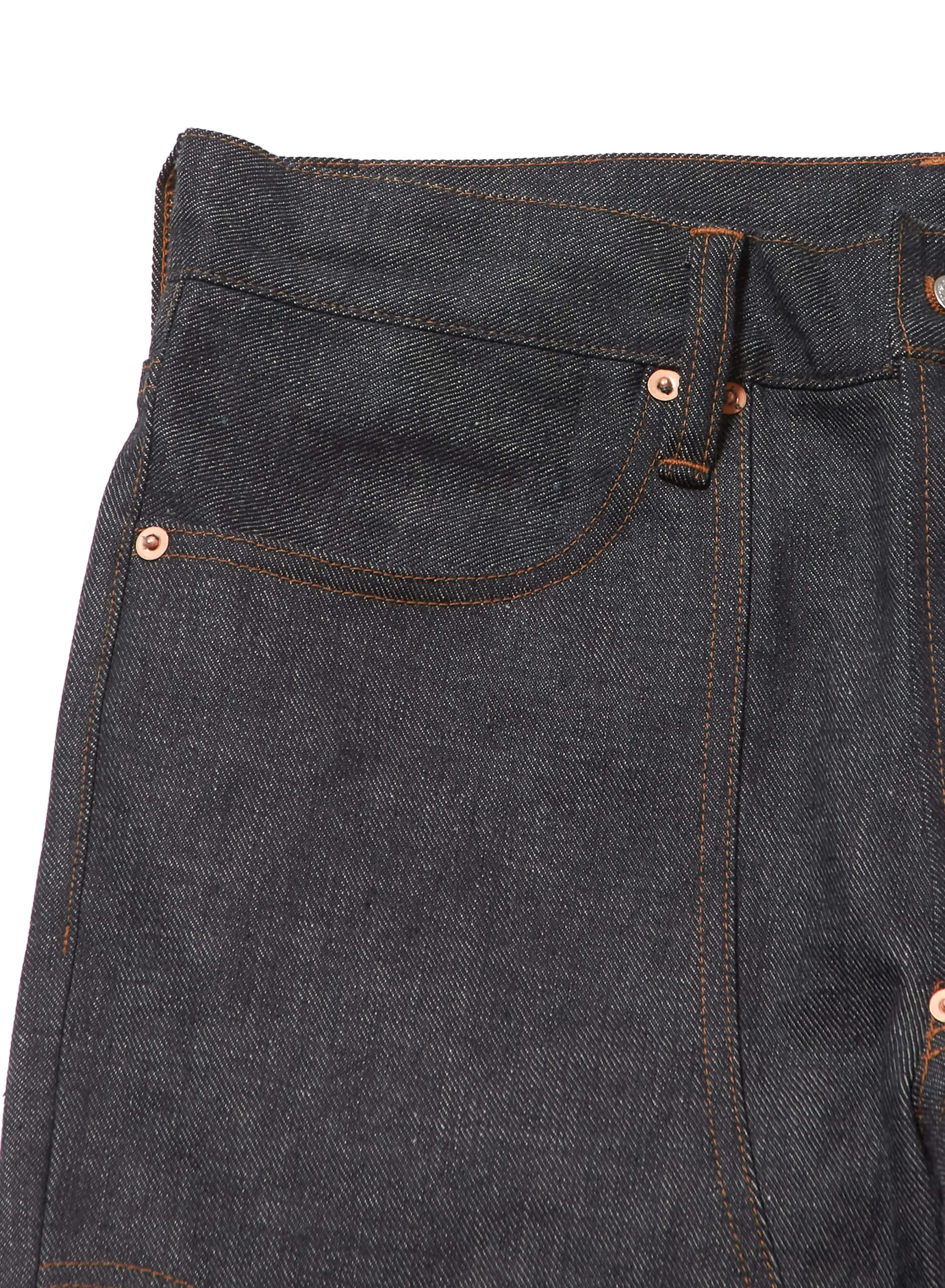 MODERN WESTERN DENIM TROUSERS FLARED CUT sold by Sugar Hill Tokyo product image thumbnail 3